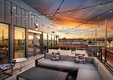 Beautiful Open-Concept Rooftop Lounge in Hingham